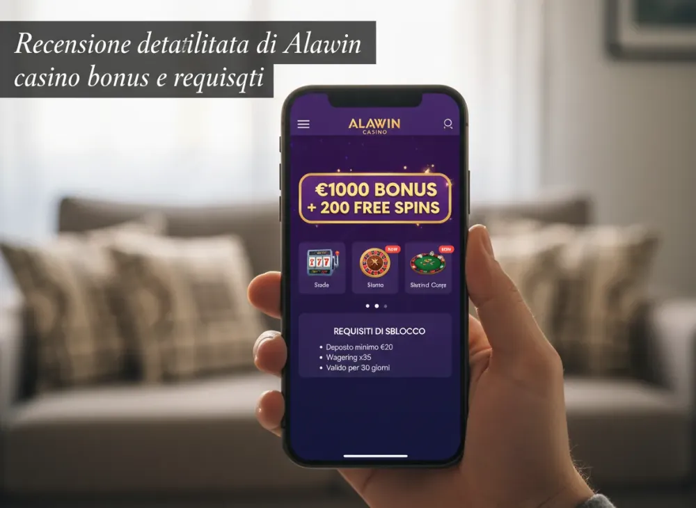 Recensione dettagliata di Alawin casino bonus e requisiti